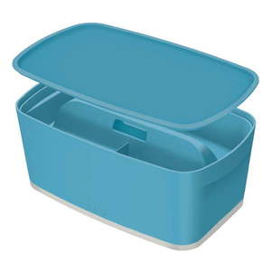 Modrý úložný box s víkem 32x19x13 cm MyBox – Leitz obraz