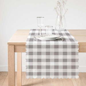 Běhoun na stůl Minimalist Cushion Covers Gray Flannel, 45 x 140 cm obraz