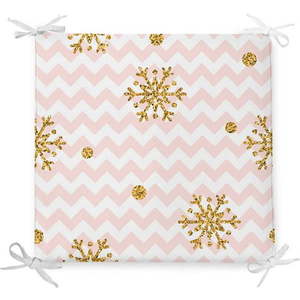 Vánoční podsedák s příměsí bavlny Minimalist Cushion Covers Pastel Stripes, 42 x 42 cm obraz