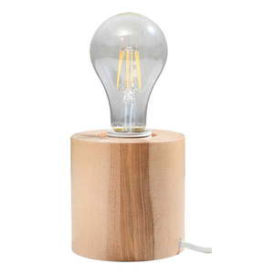 Dřevěná stolní lampa Nice Lamps Elia obraz
