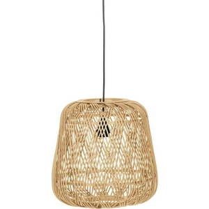 Přírodní závěsná lampa z bambusu WOOOD Moza, ø 36 cm obraz