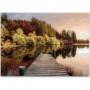 Skleněný obraz Styler Autumn Path, 80 x 120 cm obraz