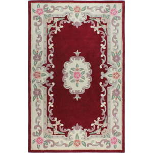 Červený vlněný koberec Flair Rugs Aubusson, 150 x 240 cm obraz