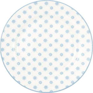 Modrý porcelánový dezertní talíř Green Gate Laurie, ø 20, 5 cm obraz