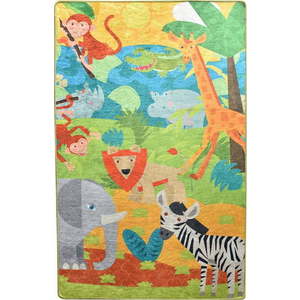 Dětský protiskluzový koberec Conceptum Hypnose Animals, 100 x 160 cm obraz