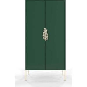 Zelená šatní skříň 80x160 cm Merlin - Skandica obraz