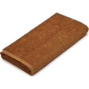 Hnědý bavlněný ručník 70x140 cm Yeni – Kave Home obraz