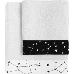 Sada 2 bavlněných ručníků Blanc Constellation obraz