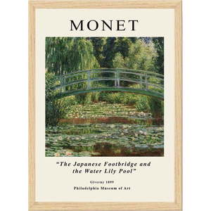 Plakát v rámu 35x45 cm Claude Monet – Wallity obraz