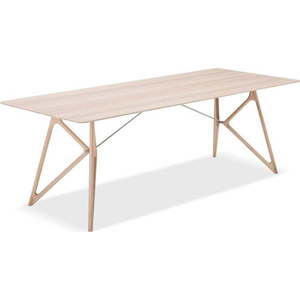 Jídelní stůl s deskou z dubového dřeva 220x90 cm Tink - Gazzda obraz