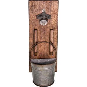 Nástěnný otevírák na lahve z borovicového dřeva Antic Line Deco obraz