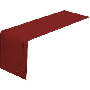 Karmínově červený běhoun na stůl Casa Selección, 150 x 41 cm obraz
