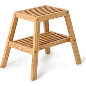 Bambusová stolička Wireworks Slatted Stool obraz
