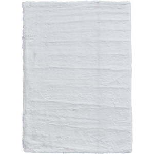 Bílý koberec Think Rugs Teddy, 60 x 120 cm obraz