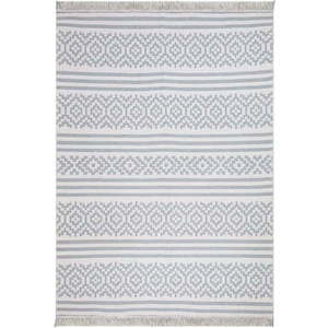 Šedo-bílý bavlněný koberec Oyo home Duo, 60 x 100 cm obraz