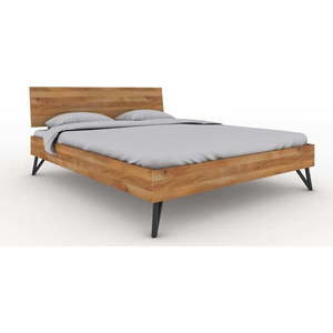 Dvoulůžková postel z dubového dřeva 140x200 cm Golo 2 - The Beds obraz