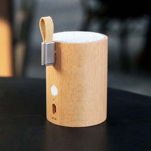 Bluetooth reproduktor z bukového dřeva Gingko Drum obraz