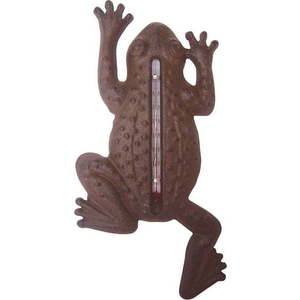 Litinový nástěnný teploměr Esschert Design Frog obraz