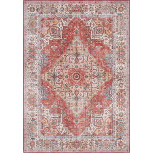 Cihlově červený koberec Nouristan Sylla, 80 x 150 cm obraz