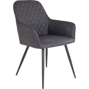 Sada 2 tmavě šedých jídelních židlí House Nordic Harbo obraz