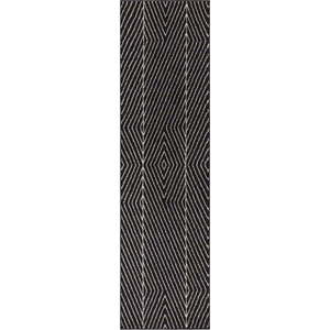Černo-bílý koberec běhoun 66x240 cm Muse – Asiatic Carpets obraz