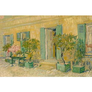 Obraz - reprodukce 60x40 cm Exterior of a Restaurant in Asnières, Vincent van Gogh – Fedkolor obraz