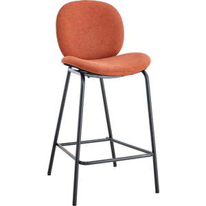Barové židle v sadě 2 ks v cihlové barvě (výška sedáku 65 cm) Cori – Marckeric obraz