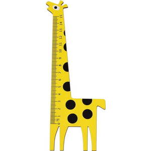 Dřevěné pravítko ve tvaru žirafy Rex London Yellow Giraffe obraz