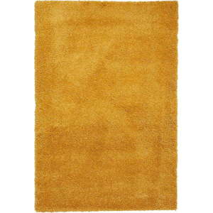 Hořčicově žlutý koberec Think Rugs Sierra, 160 x 220 cm obraz