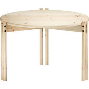 Kulatý konferenční stolek z borovicového dřeva v přírodní barvě ø 60 cm Sticks – Karup Design obraz