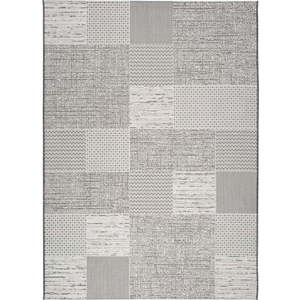 Šedobéžový venkovní koberec Universal Weave Mujro, 77 x 150 cm obraz