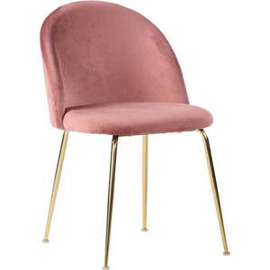 Sada 2 růžových jídelních židlí House Nordic Geneve obraz