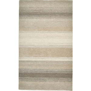 Hnědo-béžový vlněný koberec 170x120 cm Elements - Think Rugs obraz
