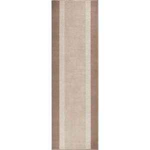 Hnědo-béžový běhoun Hanse Home Basic, 80 x 350 cm obraz