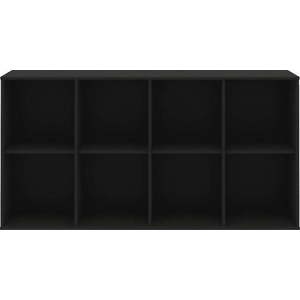 Černý modulární policový systém 136x69 cm Mistral Kubus - Hammel Furniture obraz