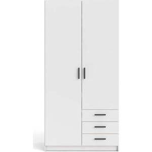 Bílá šatní skříň 99x200 cm Sprint - Tvilum obraz