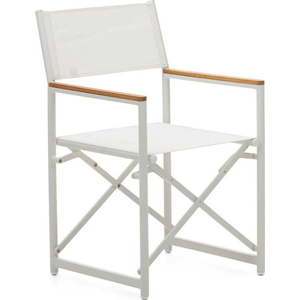 Bílá kovová zahradní židle Llado – Kave Home obraz