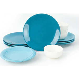 12dílná sada modrého keramického nádobí My Ceramic Degrade obraz