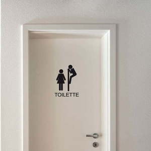 Samolepka Ambiance Toilettes Funny obraz