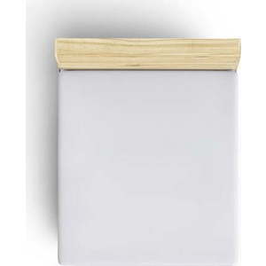 Bílé napínací bavlněné prostěradlo 160x200 cm - Mijolnir obraz
