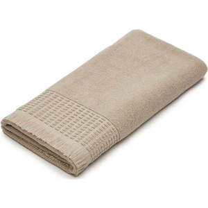 Béžový bavlněný ručník 70x140 cm Veta – Kave Home obraz