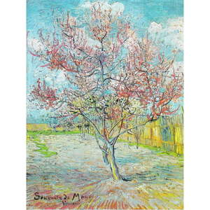 Obraz - reprodukce 50x70 cm Pink Peach Trees, Vincent van Gogh – Fedkolor obraz