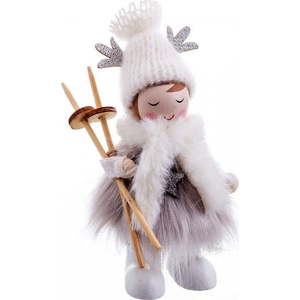 Vánoční figurka Doll Skis – Casa Selección obraz