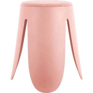 Světle růžová plastová stolička Savor – Leitmotiv obraz