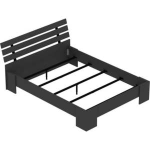 Černá dvoulůžková postel 140x190 cm Kutay – Kalune Design obraz