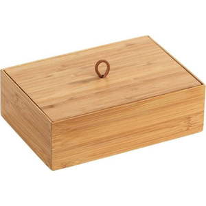 Bambusový box s víkem Wenko Terra, šířka 22 cm obraz