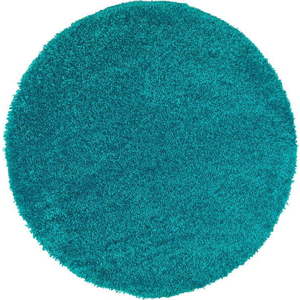 Modrý koberec Universal Aqua Liso, ø 80 cm obraz