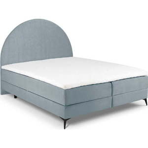 Světle modrá boxspring postel s úložným prostorem 180x200 cm Sunrise – Cosmopolitan Design obraz