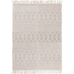 Světle šedý vlněný koberec 200x290 cm Asra – Asiatic Carpets obraz