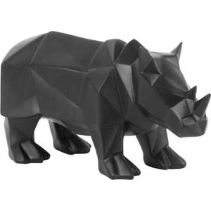 Matně černá soška PT LIVING Origami Rhino obraz